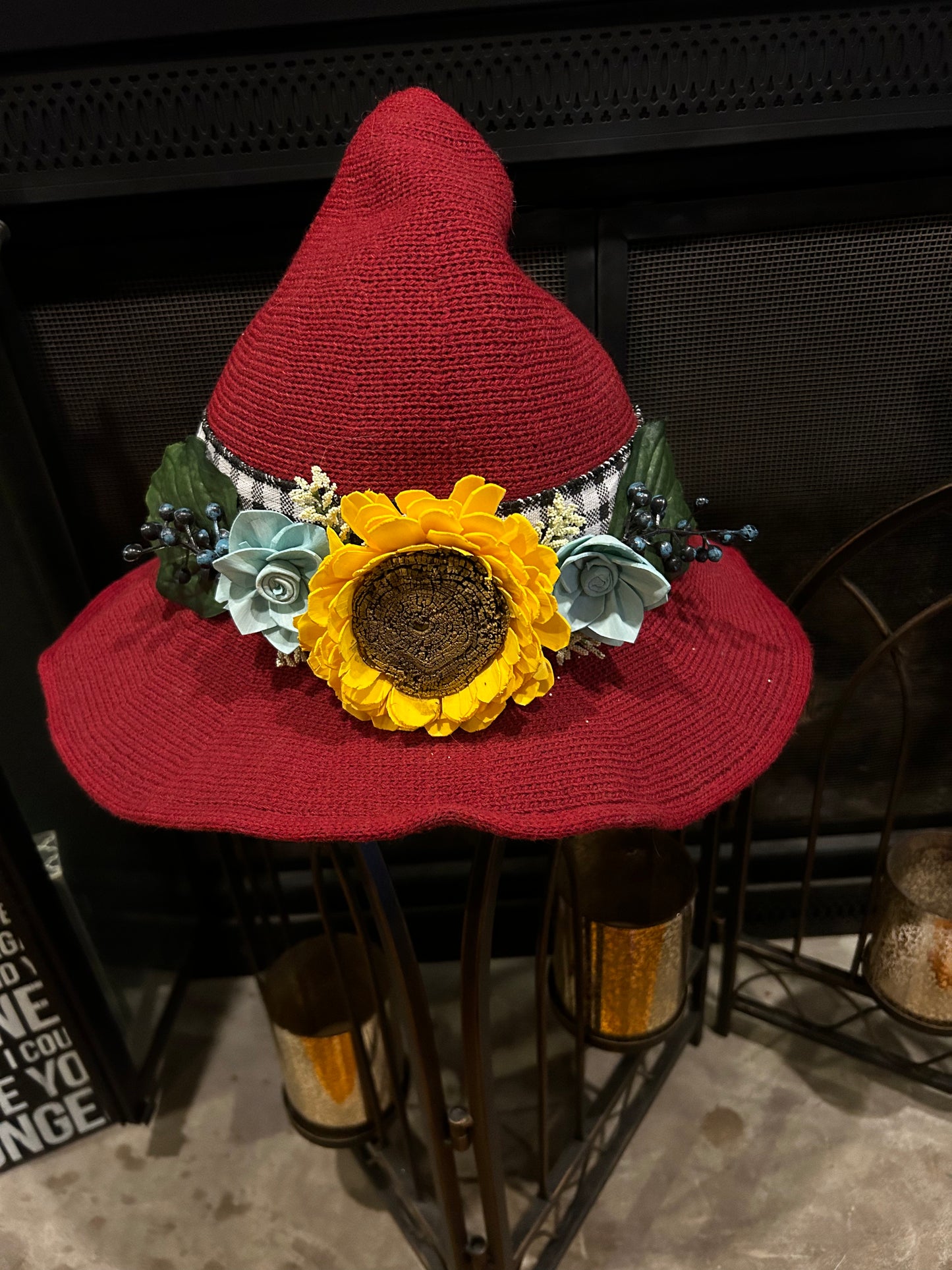 Red Sunflower Hat