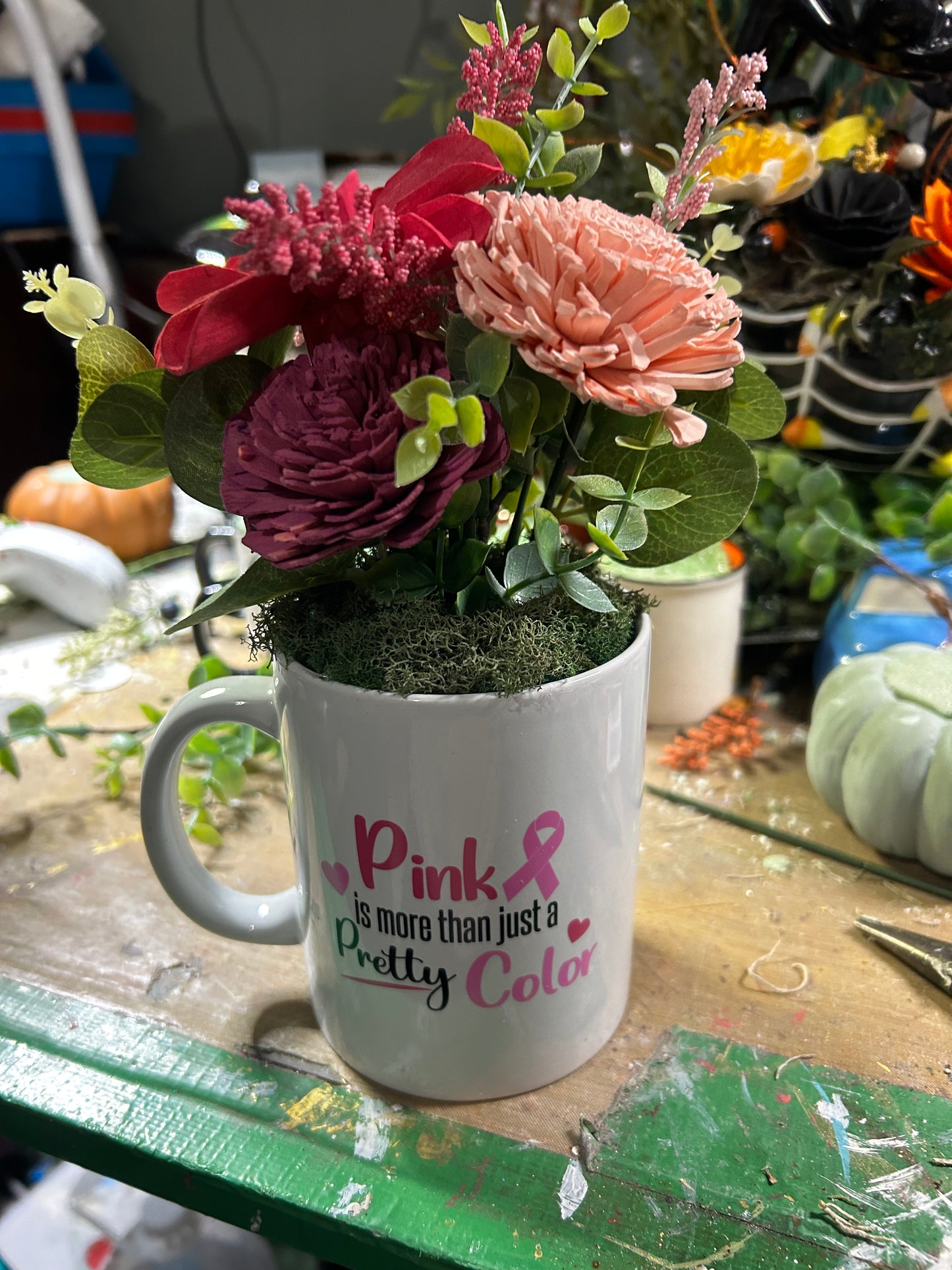 Pink Bouquet Mug