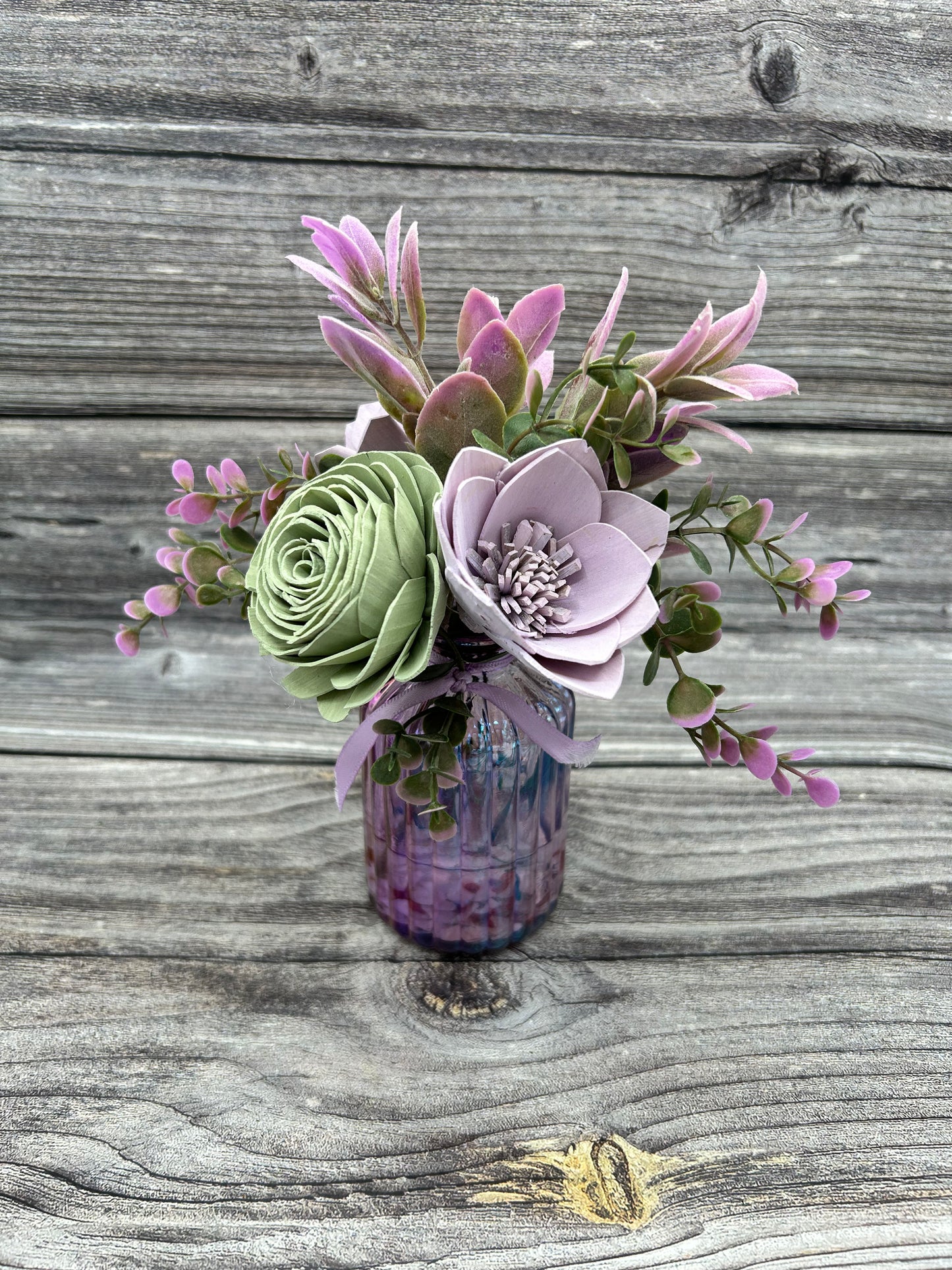 Purple vase