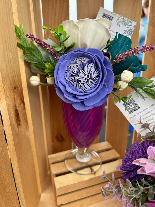 Purple and Teal