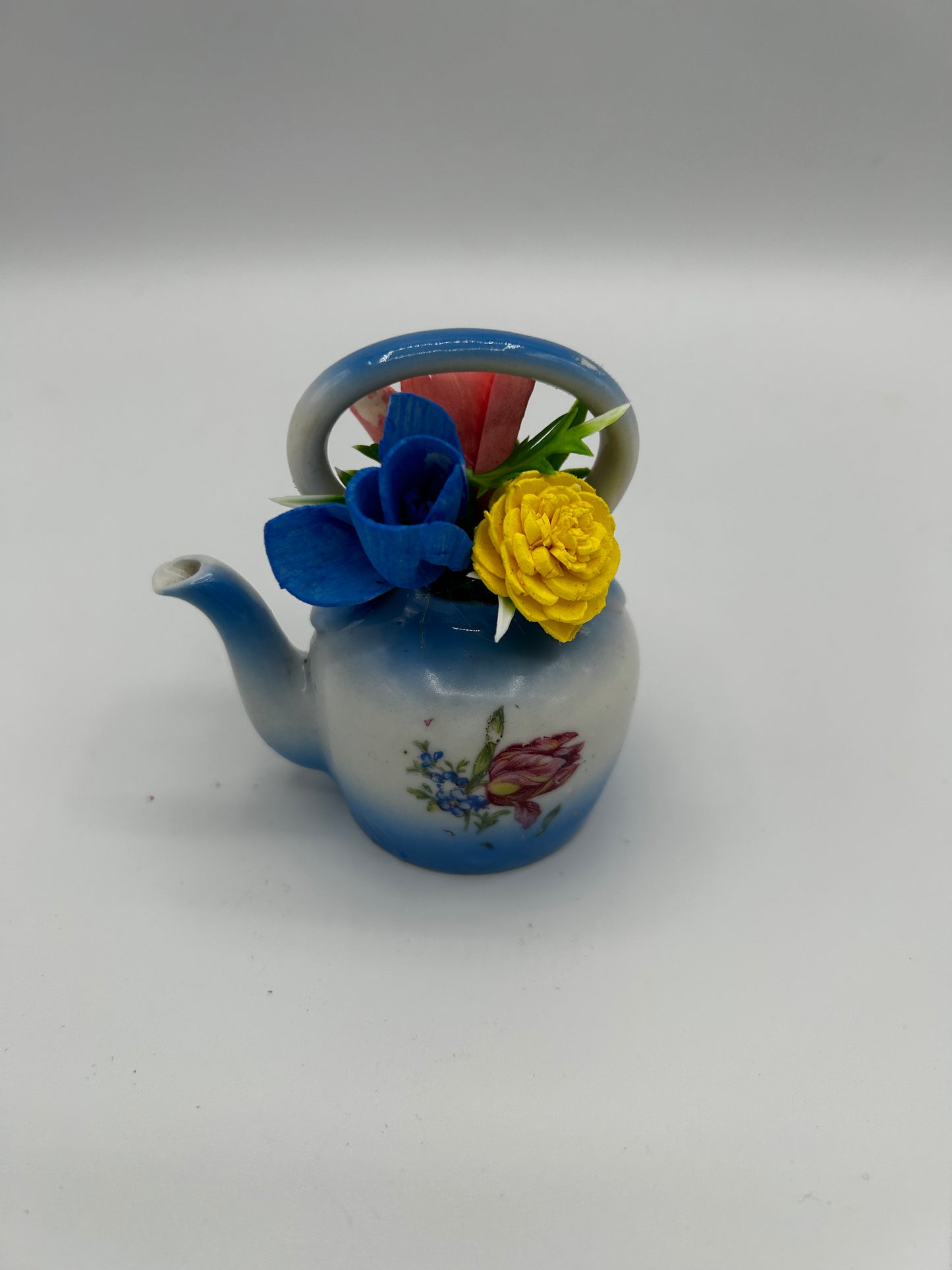 Tiny Blue Tea Pot